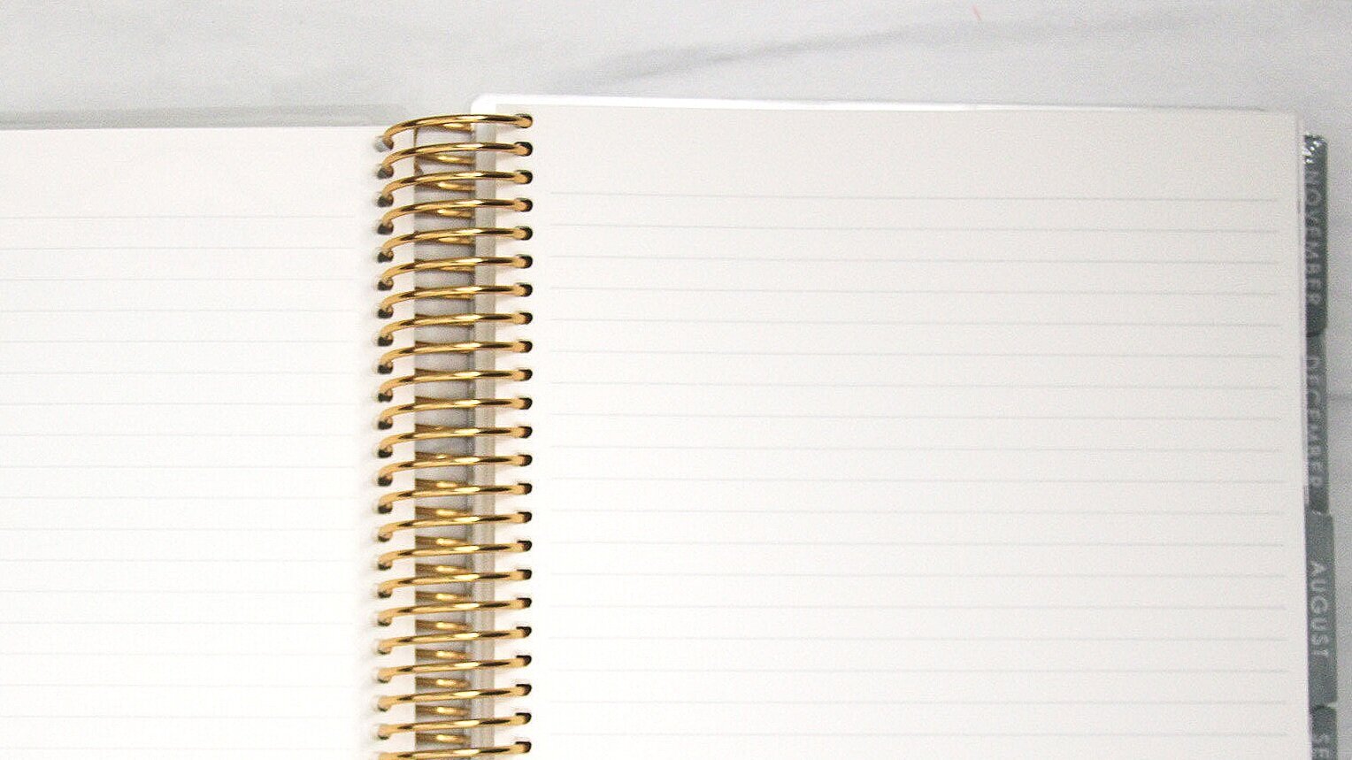 7\"x9\" Productivity Platinum Spiral Notebook. Evolve Cover Design. Lined...
