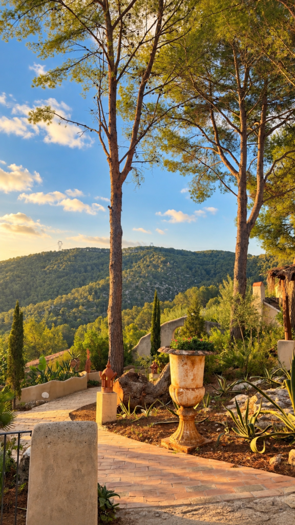 Spain landscape, Villa in Spain